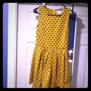 Dress, mustard